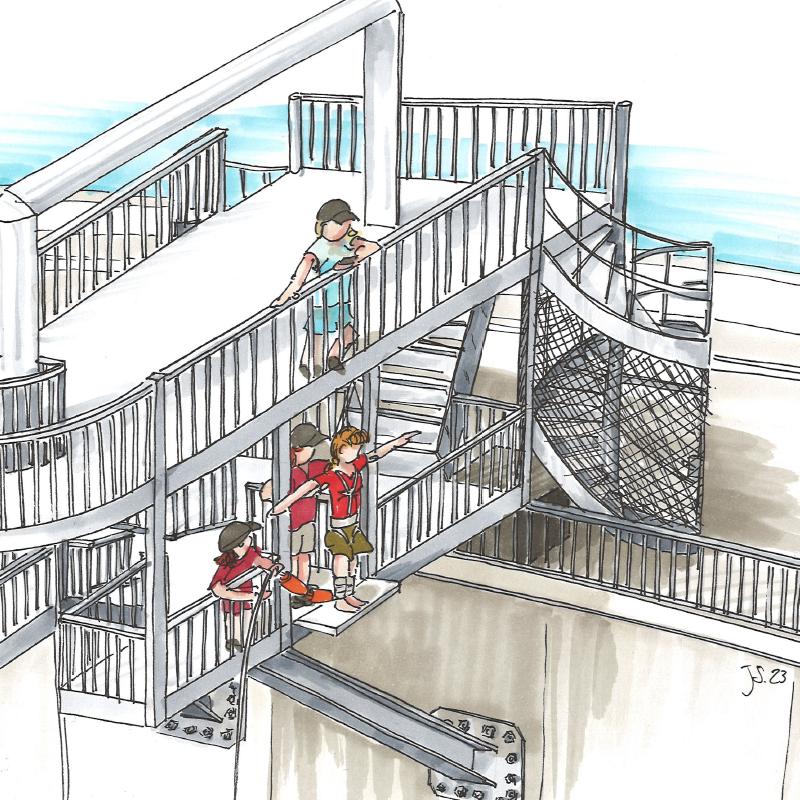 Illustration Zeichnung Bungy Agentur Zürich