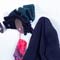 Jacke, Kappe, Handschue und Regenschirm - Design Kleiderhaken